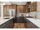 Contemporary kitchen with stainless steel appliances, custom cabinets, and quartz countertops at 2515 N Gaylord St, Denver, CO 80205