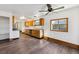 Well-lit kitchen with functional appliances, ample cabinetry, and sleek countertops at 8182 3Rd Ave, Arvada, CO 80007