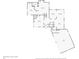 First floor plan showcasing the layout with living areas, kitchen, office, and garage at 5085 Red Rock Dr, Larkspur, CO 80118