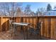 Outdoor patio space with wooden deck and patio furniture at 1111 Maxwell Ave # 233, Boulder, CO 80304