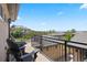 Relax on this balcony with stunning views and comfortable seating at 1803 Avenida Del Sol, Castle Rock, CO 80104