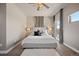 Bedroom with nice lighting and a faux fur rug at 1803 Avenida Del Sol, Castle Rock, CO 80104