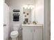 Bright bathroom featuring a shower-tub combination and a sleek granite countertop at 7205 S Gaylord St # F15, Littleton, CO 80122
