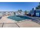 A fenced community pool in a well maintained property at 7205 S Gaylord St # F15, Littleton, CO 80122