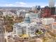 An aerial view displays the Denver capital building on a sunny day with the city in the background at 1130 N N Pennsylvania St # 306, Denver, CO 80203