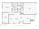 First floor plan highlights the primary bedroom, bedroom, kitchen, living room, and dining room at 10262 W Ida Ave # 243, Littleton, CO 80127