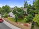 Aerial view of a home with a spacious, well-maintained lawn and a wooden fence at 11313 Haswell Dr, Parker, CO 80134