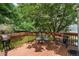 Back deck with table and chairs. Great outdoor space for eating and grilling at 11313 Haswell Dr, Parker, CO 80134