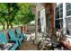 Spacious outdoor patio with seating, great for enjoying the fresh air and community views at 10035 E Mexico Ave, Aurora, CO 80247