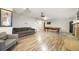 Basement area features a cozy sitting space, billiard table, and ample living space at 1285 Spinnaker Trl, Monument, CO 80132