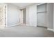 Neutral bedroom offers large closet and ensuite bathroom at 3976 Breakcamp Ct, Castle Rock, CO 80108