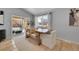 Bright dining area with a sliding door to a patio at 3838 Brush Rd, Castle Rock, CO 80108