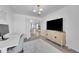 Bright office space that opens into a spacious living area at 3838 Brush Rd, Castle Rock, CO 80108