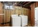 Laundry room with a washer and dryer at 6155 Carr St, Arvada, CO 80004