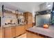 Stylish kitchen featuring granite countertops and stainless steel appliances at 3377 Blake St # 205, Denver, CO 80205