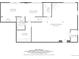 Detailed floor plan of lower level featuring square footage and layout at 8757 W 75Th Way, Arvada, CO 80005