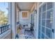 Private balcony with seating offers a cozy outdoor space at 494 Black Feather Loop # 117, Castle Rock, CO 80104