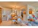 Open dining area adjacent to kitchen and living space; bright and inviting at 494 Black Feather Loop # 117, Castle Rock, CO 80104