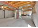 Spacious unfinished basement featuring open ceilings, concrete walls, and a blank canvas ready for customization at 4822 Pathfinder Ct, Castle Rock, CO 80108