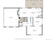 First floor plan showing the kitchen, living room, dining room, and deck at 5081 S Emporia St, Greenwood Village, CO 80111