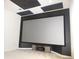 Finished basement theater with projector screen and acoustic panels at 518 Zircon Way, Superior, CO 80027