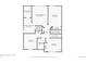 Second floor plan of the home shows primary bedroom and bath, two bedrooms and one bathroom, loft, and closets at 9264 Fox Fire Ln, Highlands Ranch, CO 80129