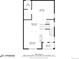 Detailed layout of the floor, featuring the kitchen, dining area, and living room at 3011 W 53Rd Ave, Denver, CO 80221