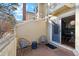 Cozy outdoor patio with seating and view of the house, great for relaxing at 2891 W Long Dr # D, Littleton, CO 80120