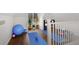 Bright exercise room with hardwood floors, fitness equipment, and natural light at 756 Kalamath St, Denver, CO 80204