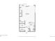 Floorplan showcasing the layout of the 1st floor at 3101 Blake St # 309, Denver, CO 80205