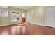 Inviting living room featuring hardwood floors, bright windows, and neutral paint, creating a warm atmosphere at 3223 Iron Forge Pl # 108, Boulder, CO 80301