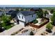 Birds eye view of backyard with putting green and play area at 25097 E Lake Dr, Aurora, CO 80016