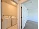 Convenient laundry room with washer and dryer hookups at 246 Rockview Dr, Superior, CO 80027