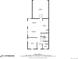 Floor plan showcasing the layout of the first floor, including the living room and kitchen at 21413 E 59Th Pl, Aurora, CO 80019