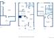 Detailed floor plans outlining the layout of the three floors at 6404 Silver Mesa Dr # E, Highlands Ranch, CO 80130