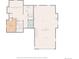 Basement floorplan layout with bedroom, living room/office, huge +3 car garage, and 3/4 bath at 5812 Irish Pat Murphy Dr, Parker, CO 80134