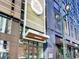Stylish building entrance showcasing a modern design with clean lines, situated in a vibrant urban setting at 1750 Wewatta St # 1501, Denver, CO 80202