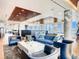 Expansive clubhouse with modern decor featuring comfortable seating and contemporary accents at 1750 Wewatta St # 1501, Denver, CO 80202