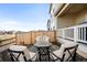 Private backyard with fire pit and comfortable seating area at 16249 Laurentide Pl, Parker, CO 80134