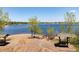 Scenic view of the beach, lake and picnic tables at 10970 W Florida Ave # 225, Lakewood, CO 80232