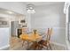 Dining area with a charming light fixture and a modern-style pendant at 10970 W Florida Ave # 225, Lakewood, CO 80232