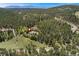 Tranquil view of the home nestled within a dense forest, providing privacy and natural beauty at 27436 Kennedy Gulch Rd, Conifer, CO 80433