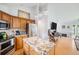 Open kitchen with granite countertops and stainless steel appliances at 401 N Columbine St, Golden, CO 80403