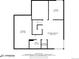 Basement floor plan showcasing the layout of rooms at 1579 W Briarwood Ave, Littleton, CO 80120