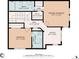 Detailed floor plan highlighting the third floor with bedrooms, bathrooms, office and walk in closet at 12860 Jasmine St # C, Thornton, CO 80602