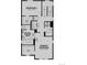 Third floor floorplan featuring two bedrooms, two baths, laundry, and walk-in closets at 1249 Penner Dr, Erie, CO 80026