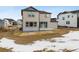 Back exterior of home featuring a patio and backyard at 39731 Congress Ln, Elizabeth, CO 80107