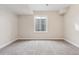 Unfinished basement with an egress window and a ladder at 39731 Congress Ln, Elizabeth, CO 80107