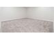 Large basement space featuring gray carpet, white walls and trim at 39731 Congress Ln, Elizabeth, CO 80107