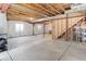 Large unfinished basement with ample space, ready for customization and storage at 11680 Crow Hill Dr, Parker, CO 80134